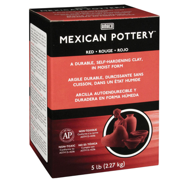 Amaco Mexican Pottery™ Self-Hardening Clay™, 5 lbs. 48652C
